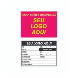 Adesivo Personalizado Dupla Face 50x70mm