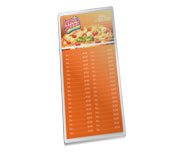 Cardápio Plastificação Rígida 0,10mm