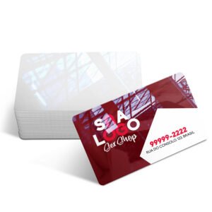 Cartão de Visita PVC Cristal 0,50mm